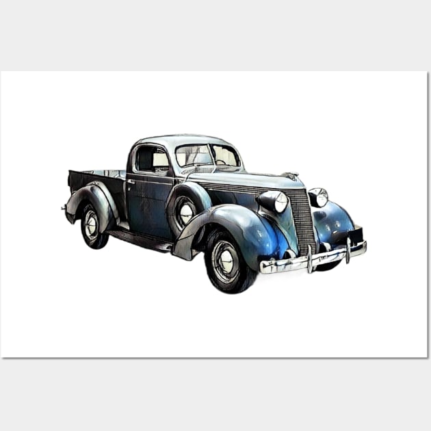 Studebaker Coupe Express Version 1 Wall Art by CarTeeExclusives